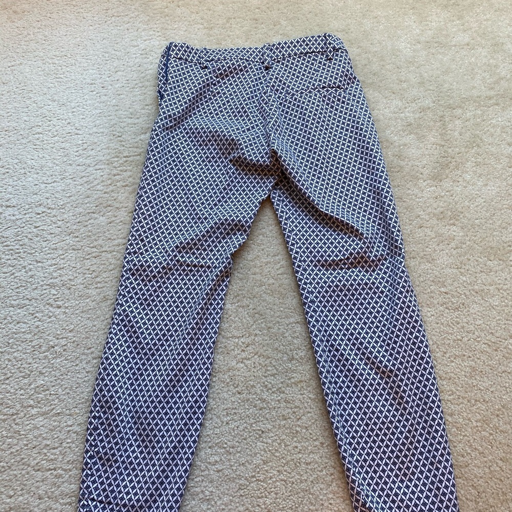 Professional white, blue and black H&M ankle pants